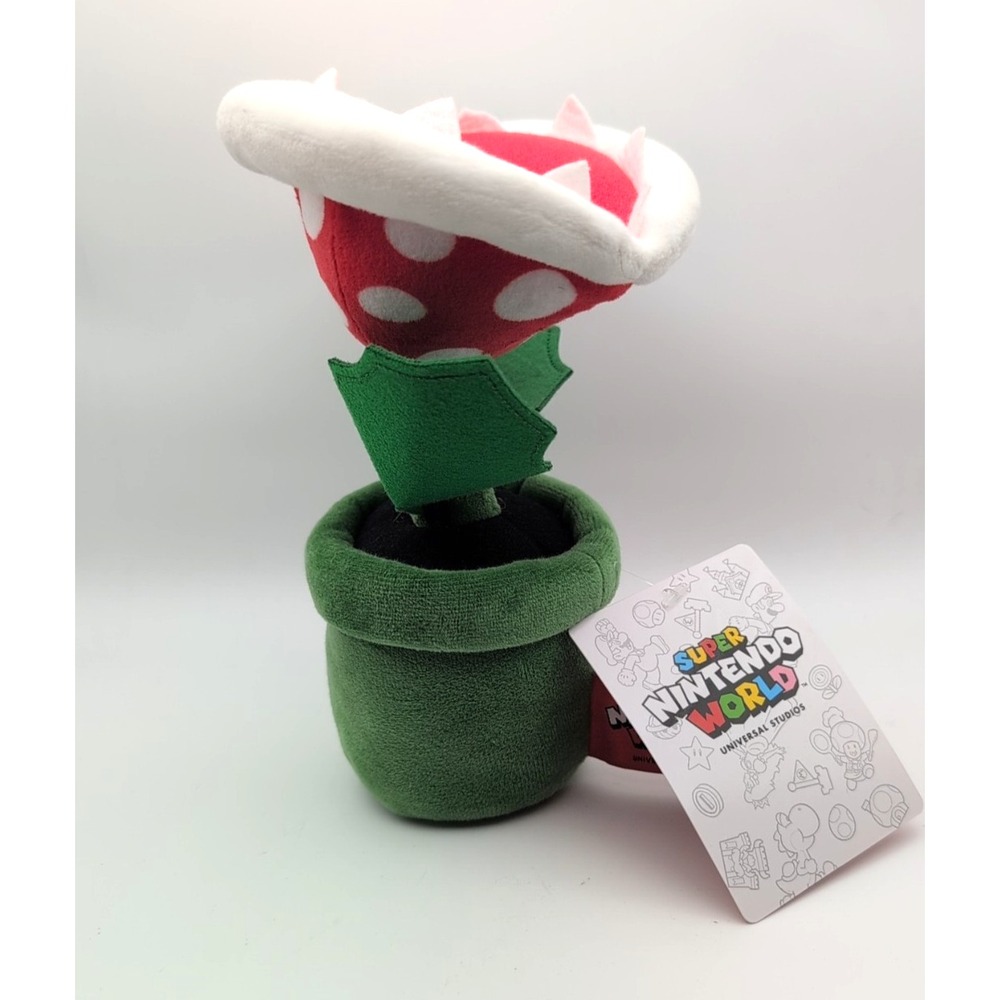 Super Nintendo World Piranha Plant Plush Universal Studios Hollywood Super Mario